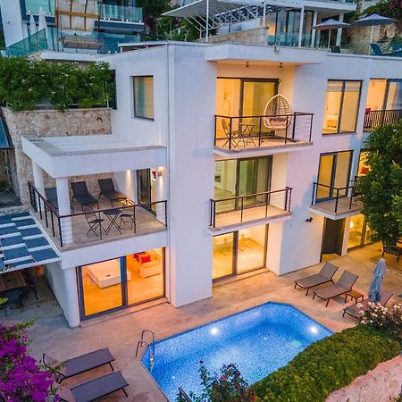 Luxus Villa Skyla Mit 5 Schlafzimmern & Meer-Blick Kaş Eksteriør billede
