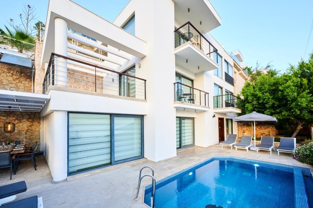 Luxus Villa Skyla Mit 5 Schlafzimmern & Meer-Blick Kaş Eksteriør billede