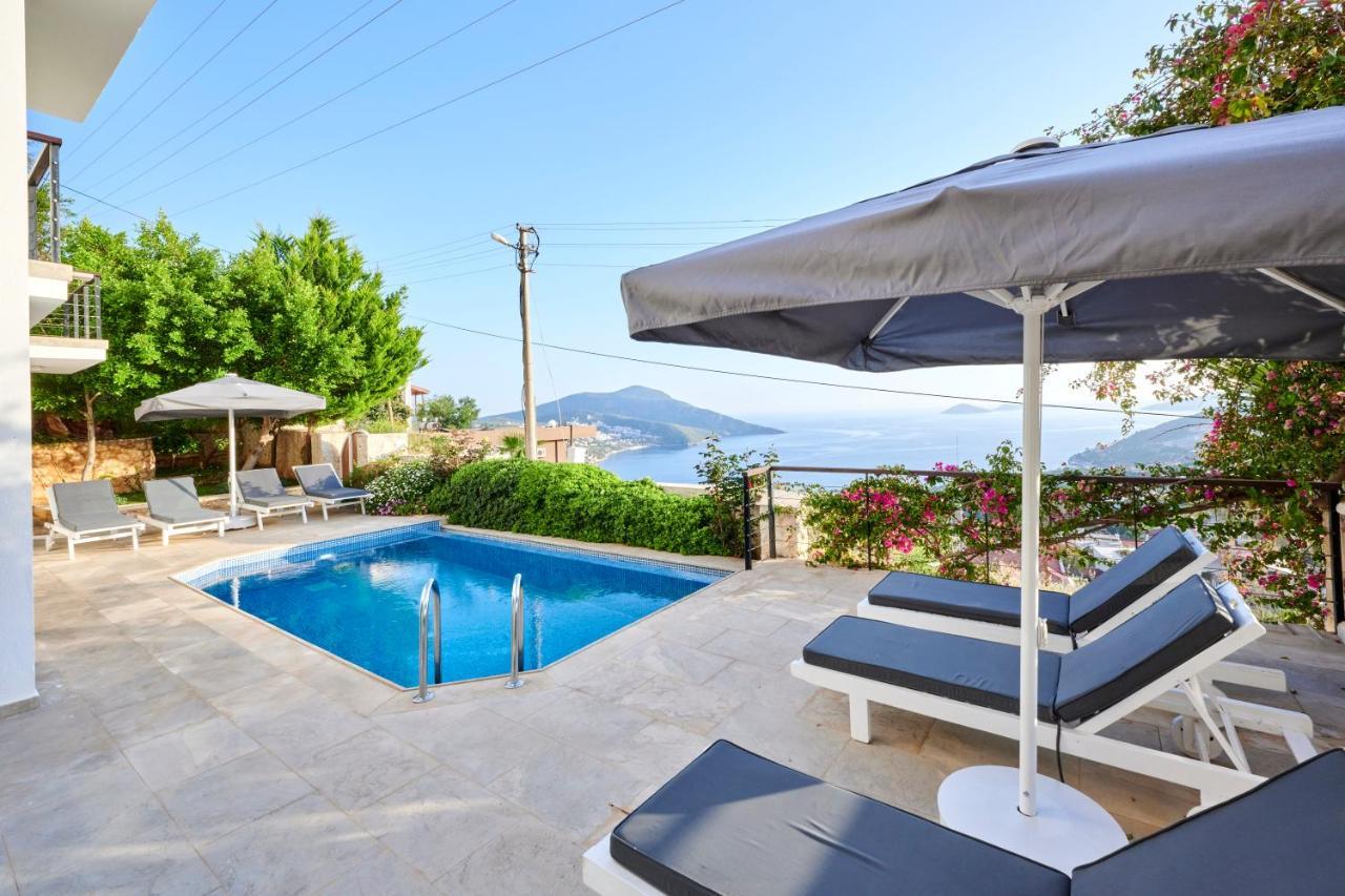 Luxus Villa Skyla Mit 5 Schlafzimmern & Meer-Blick Kaş Eksteriør billede