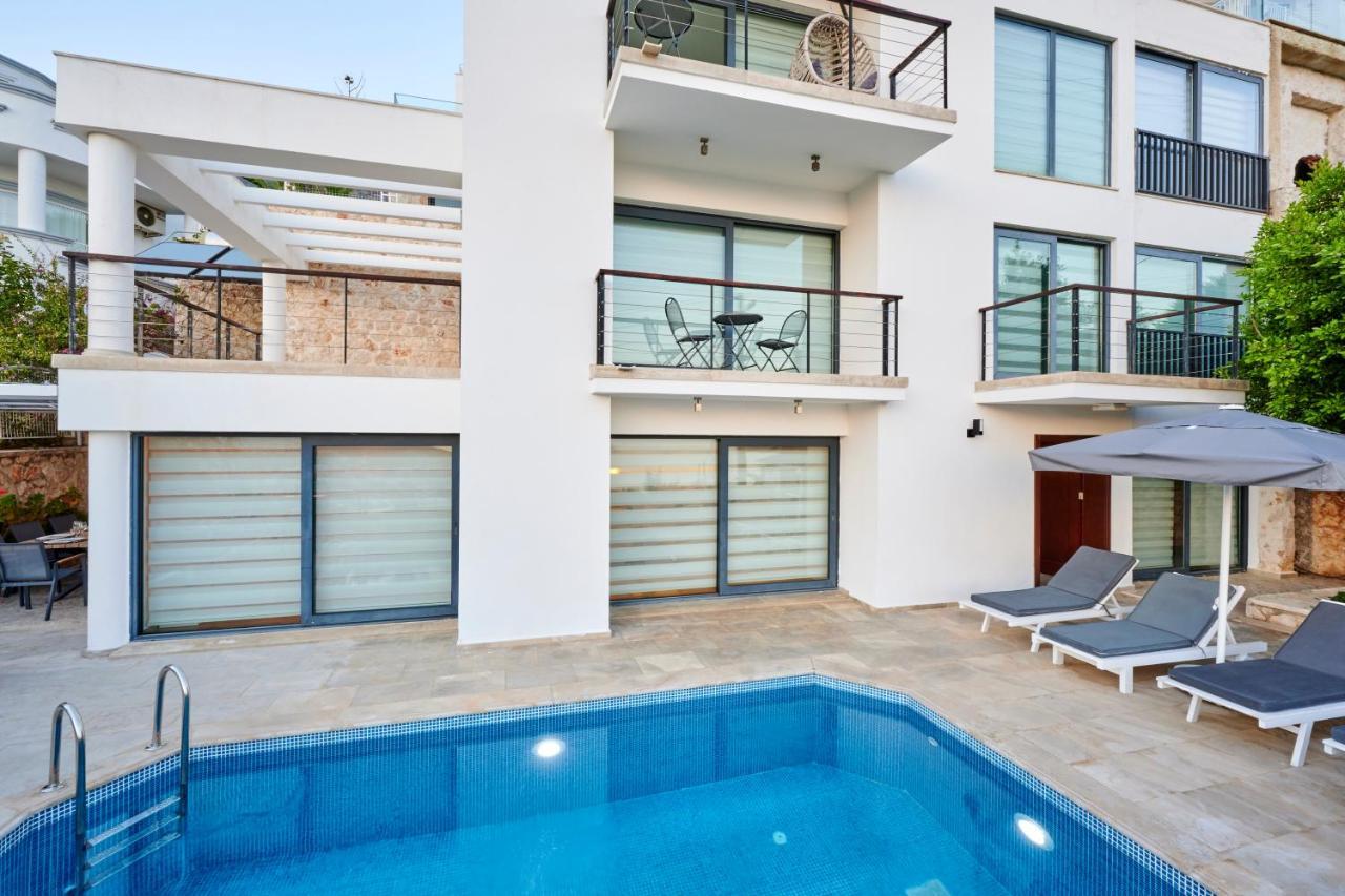 Luxus Villa Skyla Mit 5 Schlafzimmern & Meer-Blick Kaş Eksteriør billede