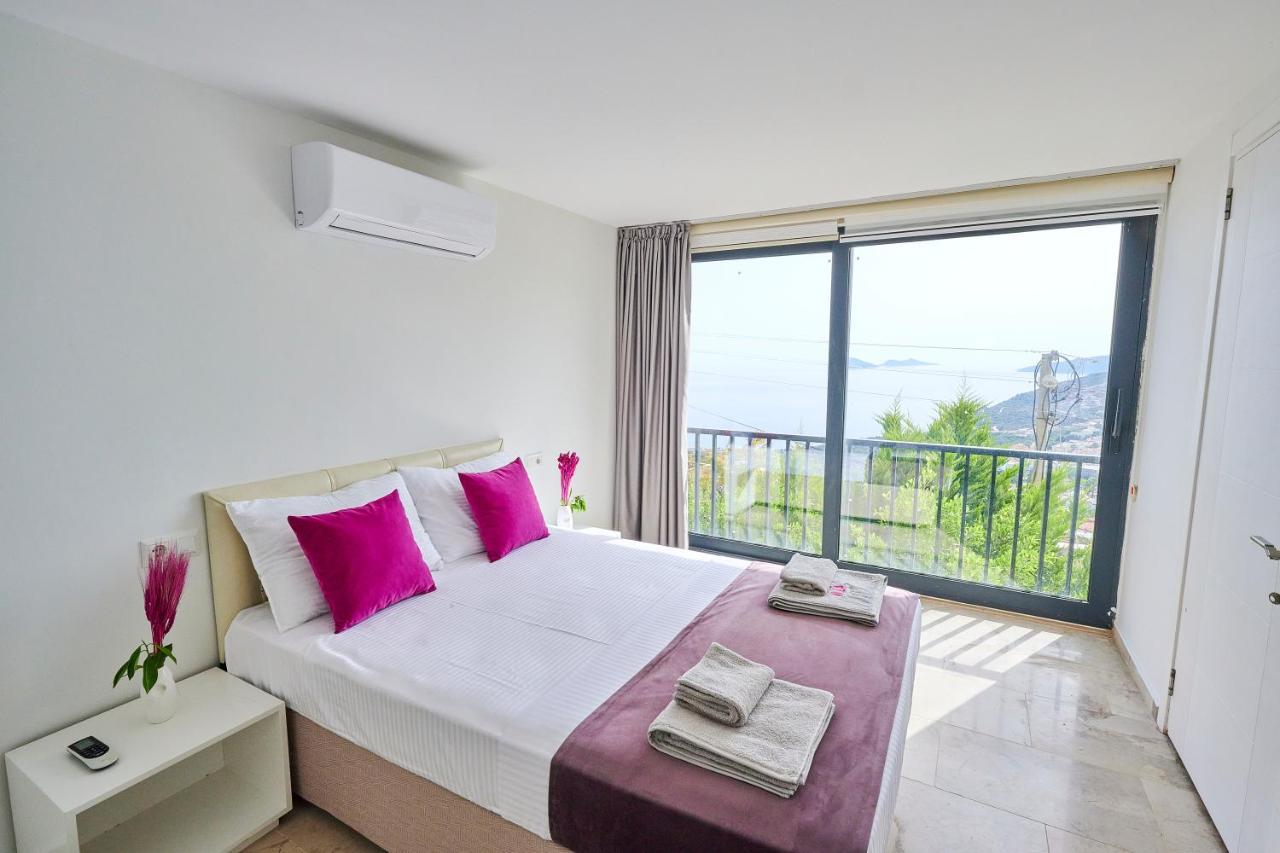 Luxus Villa Skyla Mit 5 Schlafzimmern & Meer-Blick Kaş Eksteriør billede