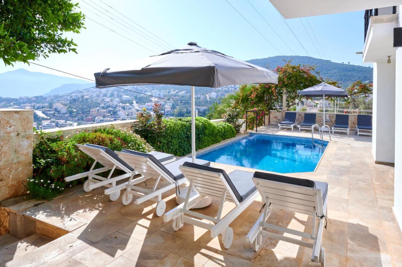Luxus Villa Skyla Mit 5 Schlafzimmern & Meer-Blick Kaş Eksteriør billede