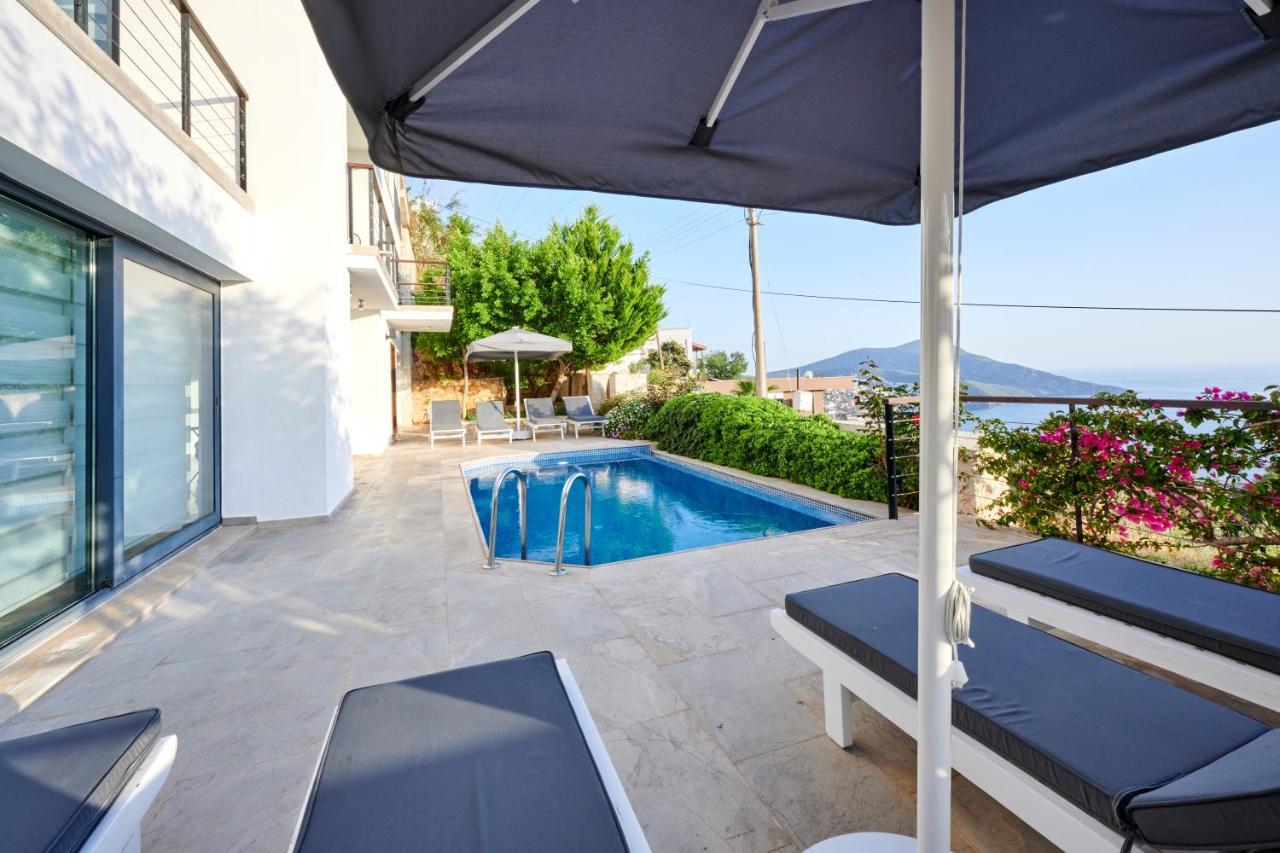 Luxus Villa Skyla Mit 5 Schlafzimmern & Meer-Blick Kaş Eksteriør billede