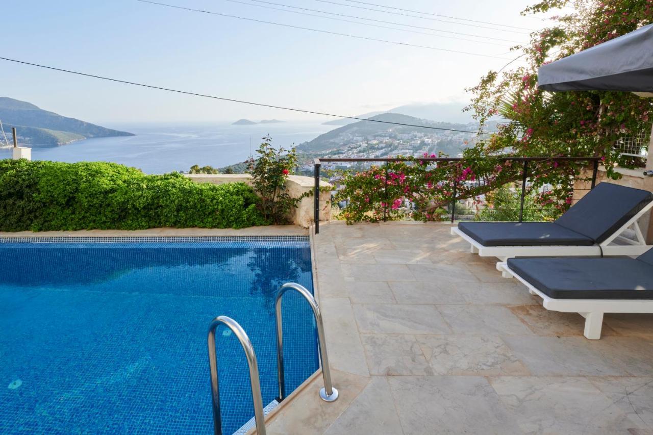 Luxus Villa Skyla Mit 5 Schlafzimmern & Meer-Blick Kaş Eksteriør billede